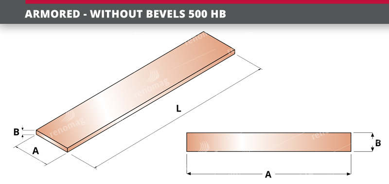 ARMORED - WITHOUT BEVELS 500 HB