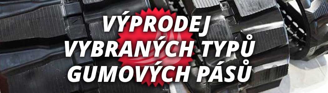 Výpredaj vybraných typov gumových pásov