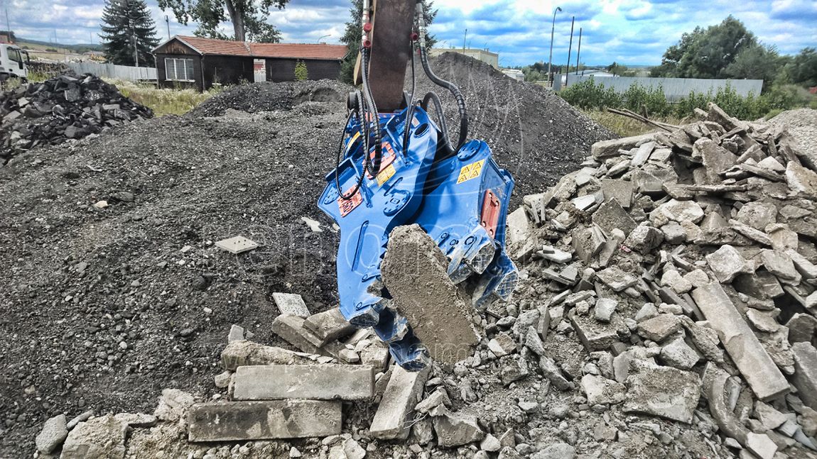 Anbaugeräte für Abbruch und Recycling